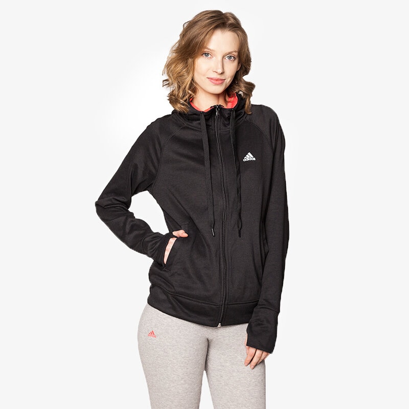 Damen ADIDAS SWEATSHIRT PRIME FZ HOODY AP4311 Schwarz