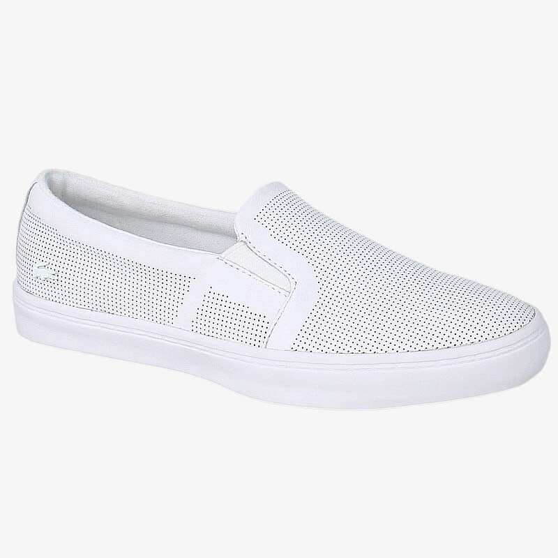Damen Casual Schuhe LACOSTE GAZON SLIP ON 116 1 731CAW0116001 Weiß