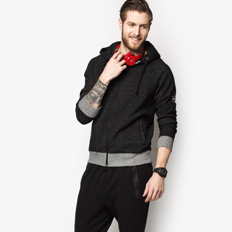 Herren CONFRONT SWEATSHIRT SANTIAGO CF16BLM28001 Schwarz