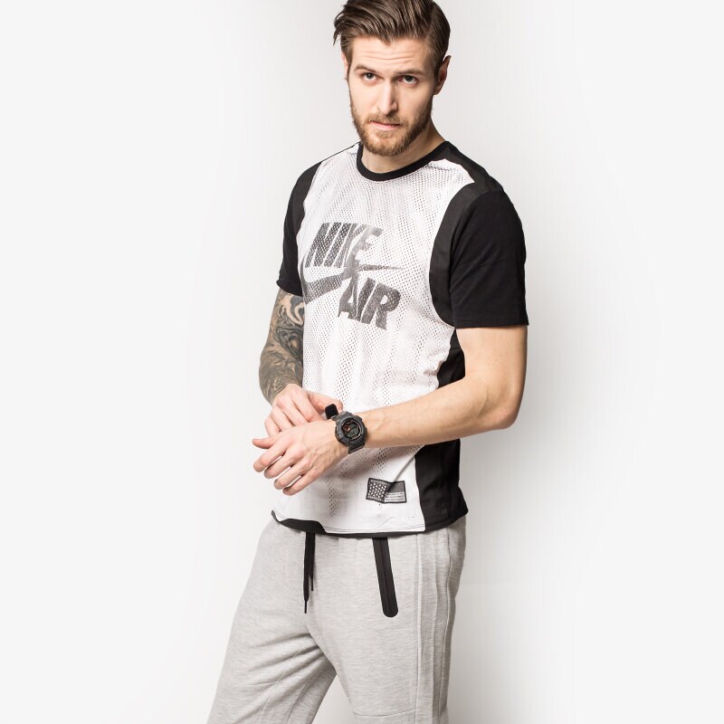 Herren T-Shirt NIKE T-SHIRT JERSEY 742746100 Schwarz
