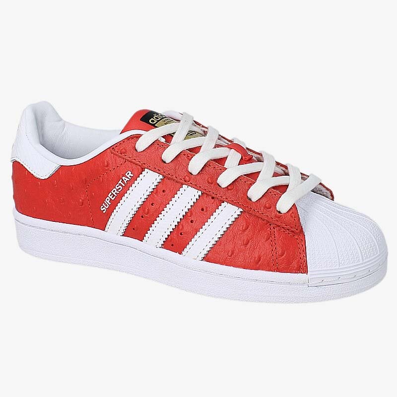 Damen Sneaker ADIDAS SUPERSTAR ANIMAL S75158W Rot