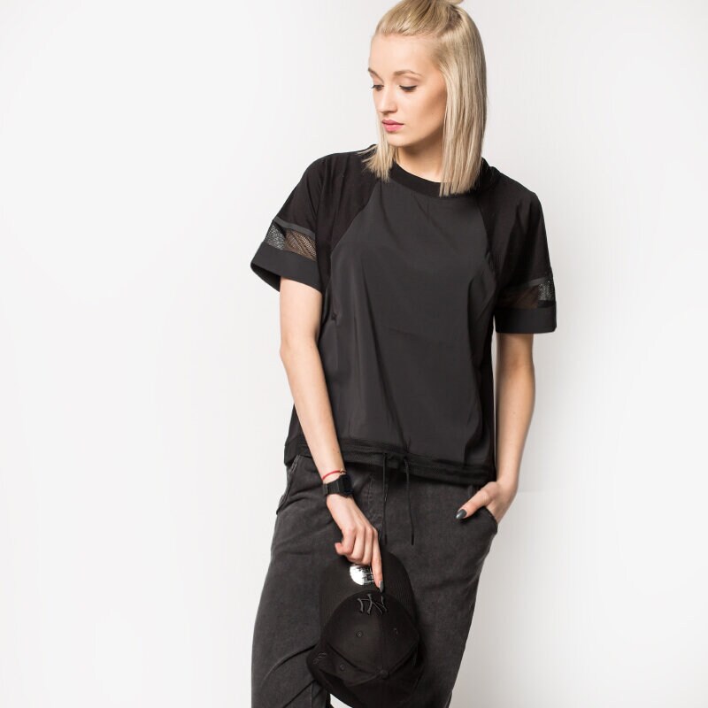 Damen T-Shirt NIKE T-SHIRT SS BONDED 726019010 Schwarz