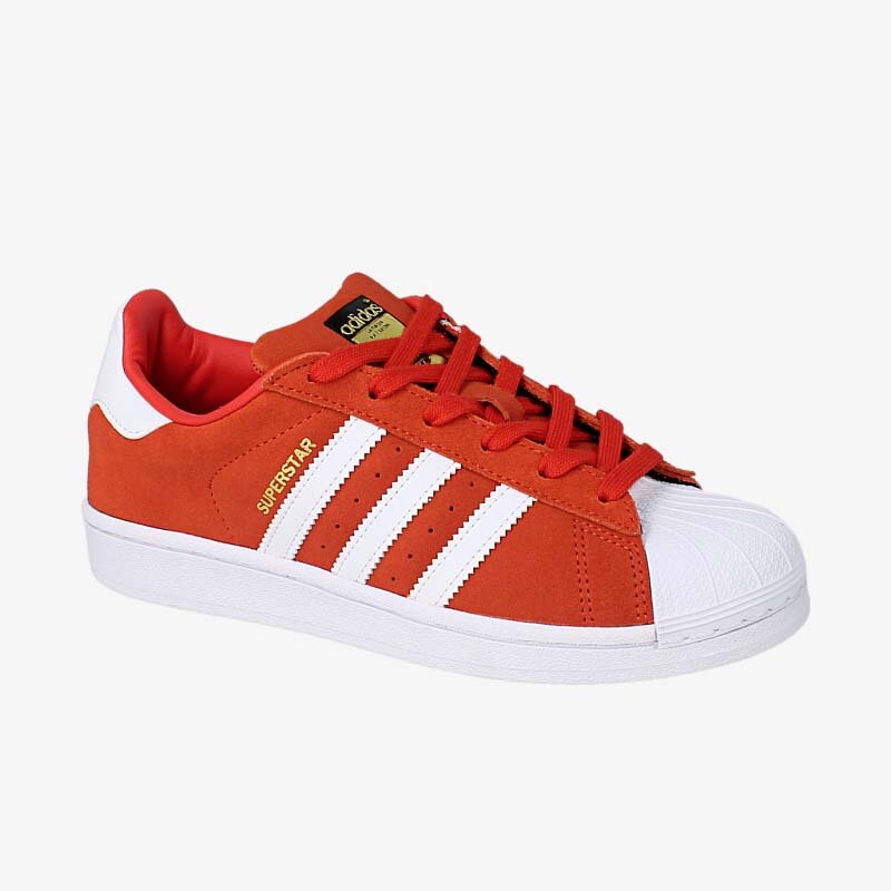 Kinder Sneaker ADIDAS SUPERSTAR J  F37136 Rot