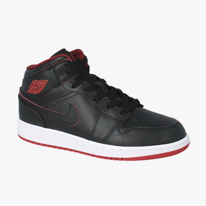 JORDAN AIR 1 MID BG  554725028 Schwarz