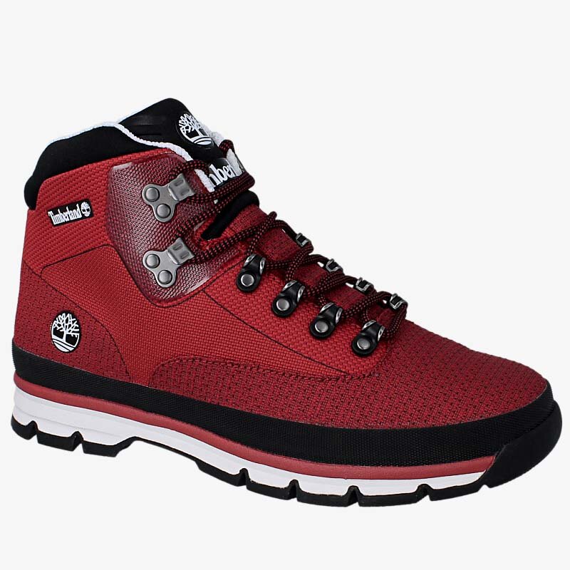 Herren Outdoor Schuhe TIMBERLAND EURO HIKER JACQUARD  A1362 Rot