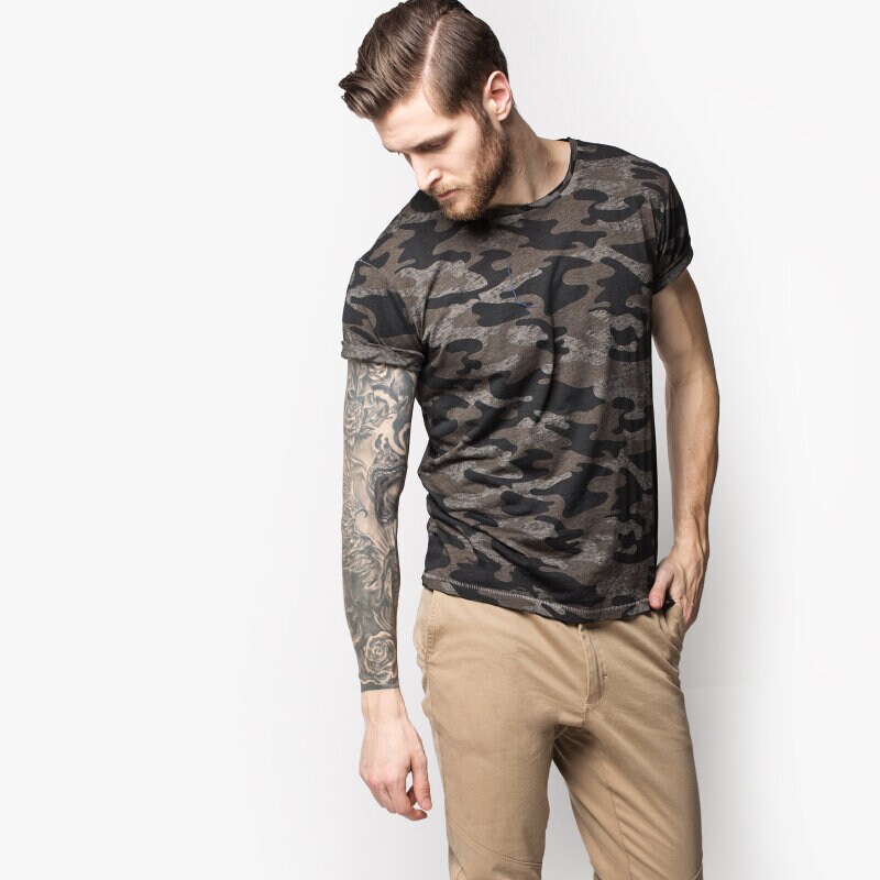 Herren T-Shirt CONFRONT T-SHIRT PORTORYKO CF16TSM62001 Khaki