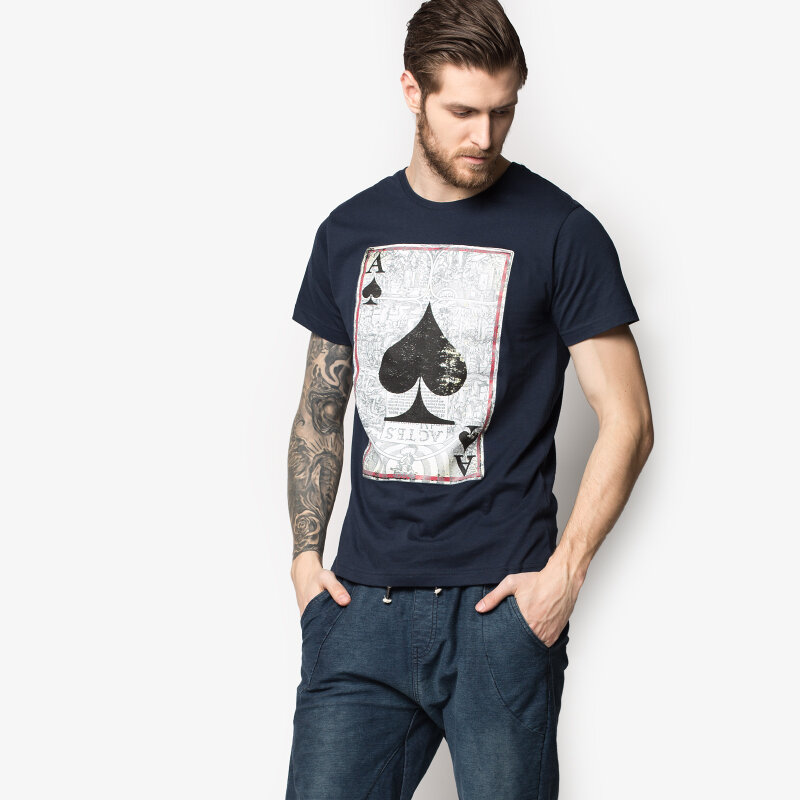 Herren T-Shirt CONFRONT T-SHIRT SARDINAS CF16TSMPR015 Dunkelblau