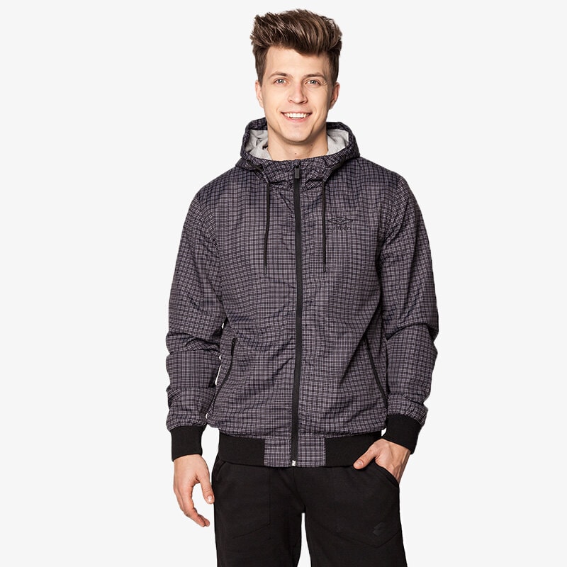 Herren Übergangsjacke UMBRO JACKE SAL UL16KUM04001 Schwarz