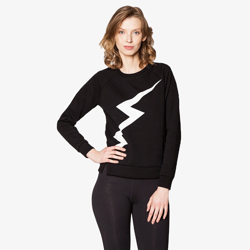 Damen UMBRO SWEATSHIRT THUNDER UL16BLD35001 Schwarz