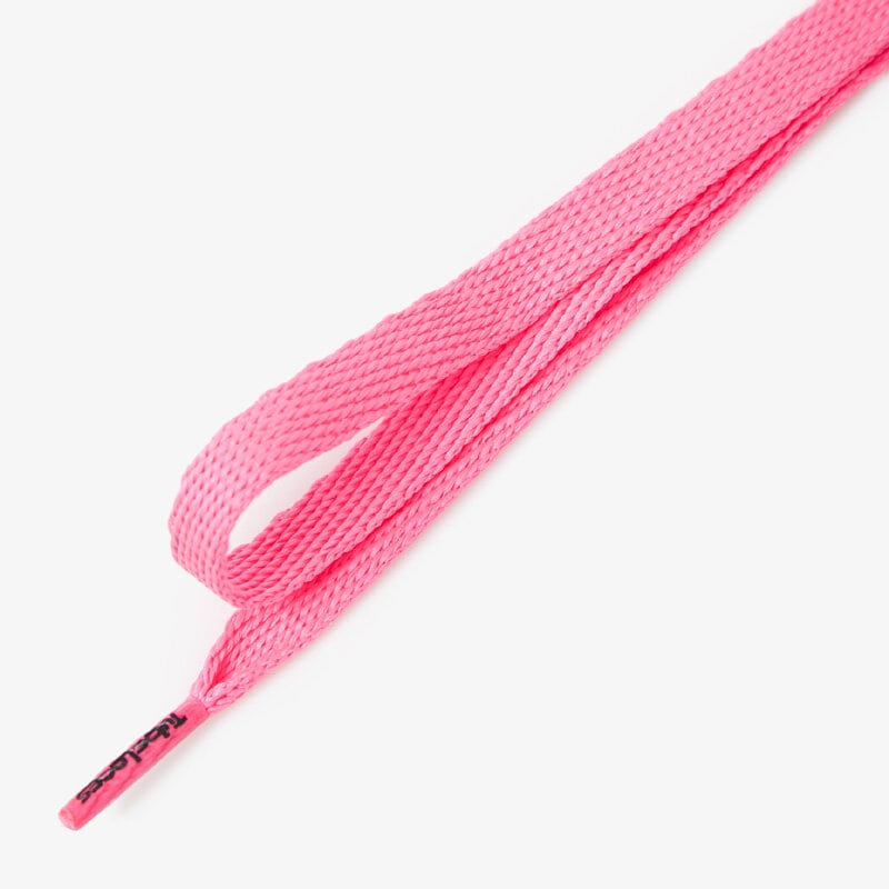 Schuhpflege TUBE LACES SCHNÜRSENKEL SILVER FLAT 1045702 Rosa