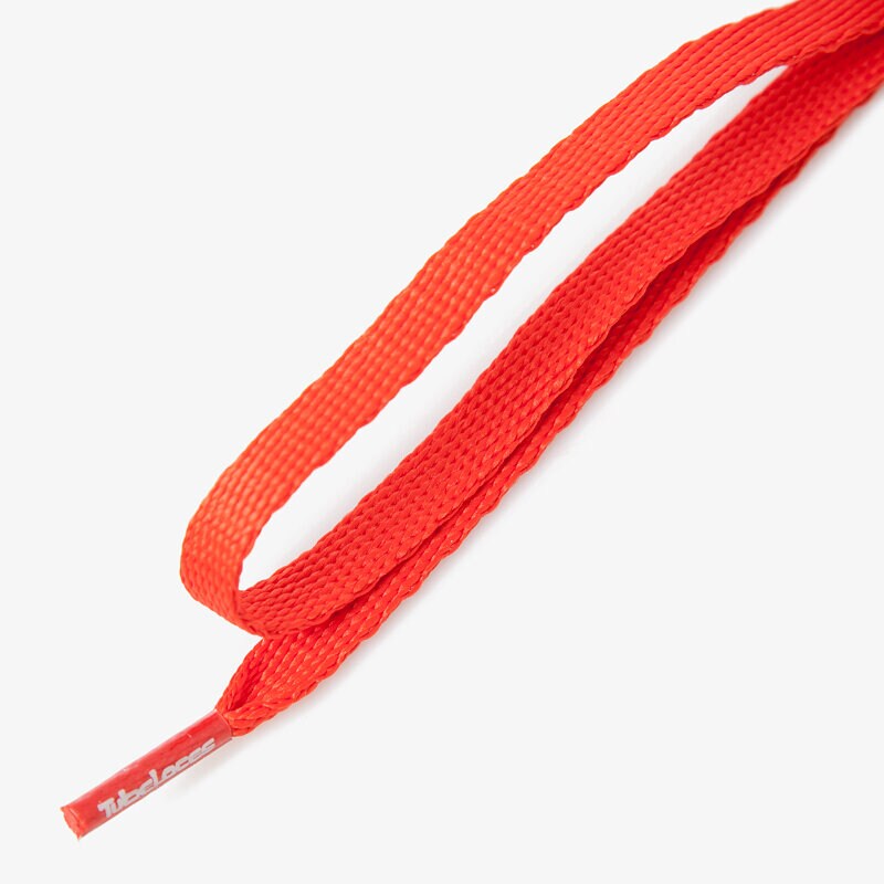 Schuhpflege TUBE LACES SCHNÜRSENKEL SILVER FLAT 1015306 Rot