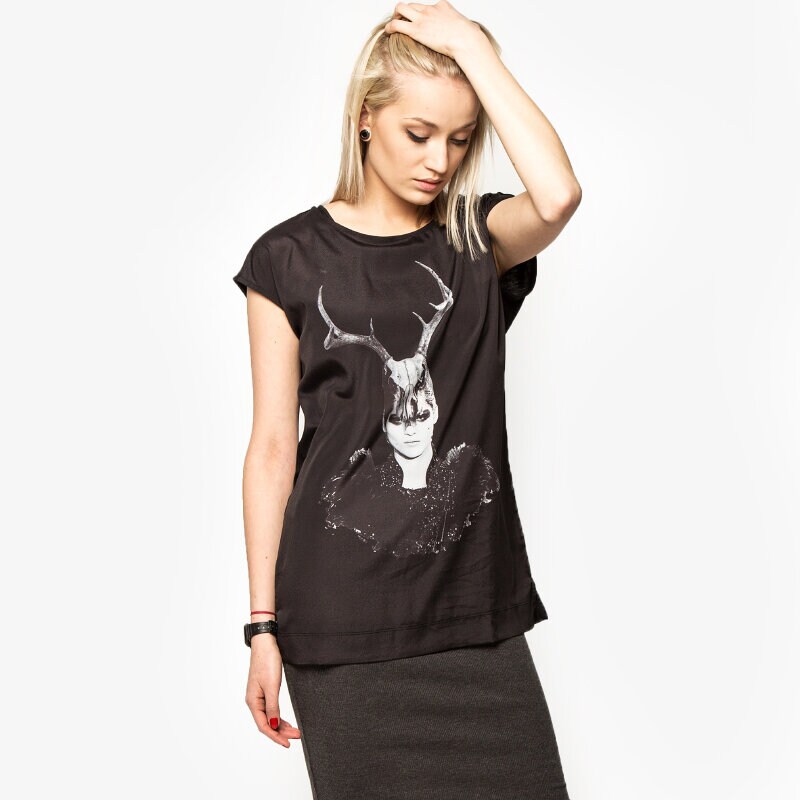 Damen T-Shirt CONFRONT T-SHIRT ASAMA CF16TSD10001 Schwarz