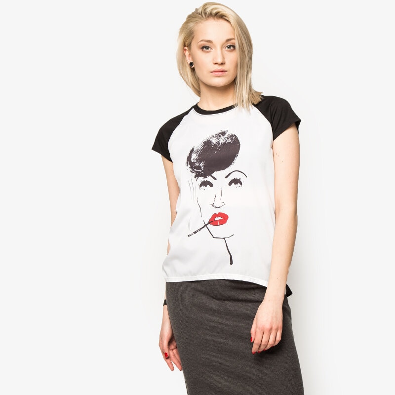 Damen T-Shirt CONFRONT T-SHIRT MANAM CF16TSD04001 Schwarz
