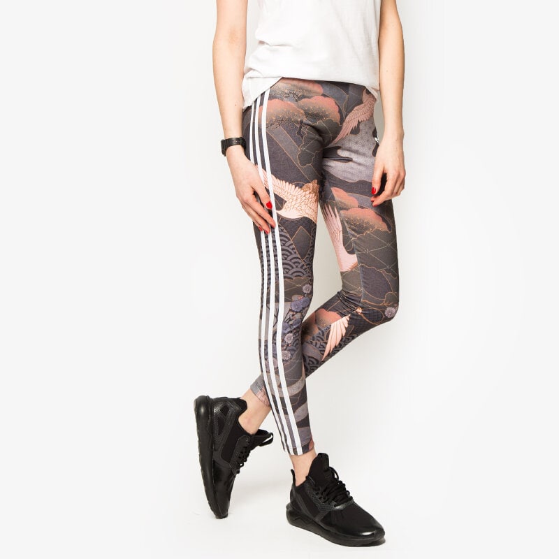 Damen Hosen ADIDAS HOSE LEGGINGS AJ7232 Multicolor