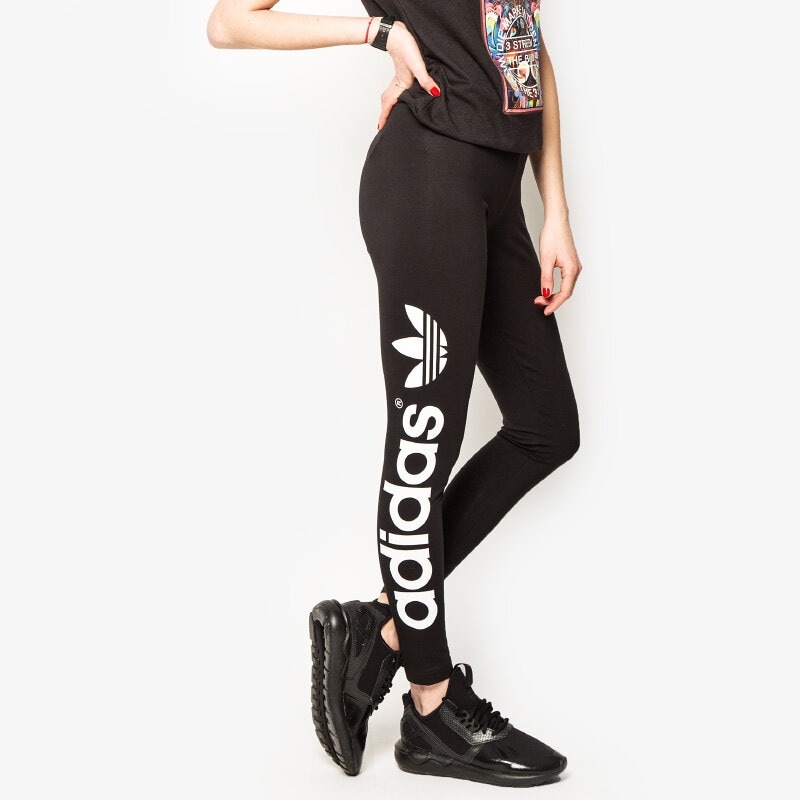 Damen Hosen ADIDAS HOSE LINEAR LEGGINGS AJ8081 Schwarz