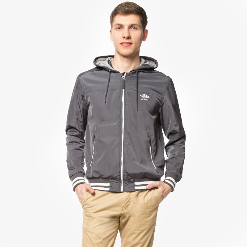 Herren Übergangsjacke UMBRO JACKE ALOR UL16KUM08001 Grau