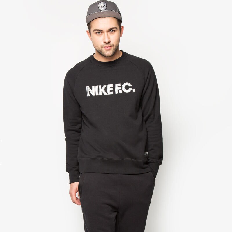 Herren NIKE SWEATSHIRT FC CITY CREW 718807010 Schwarz