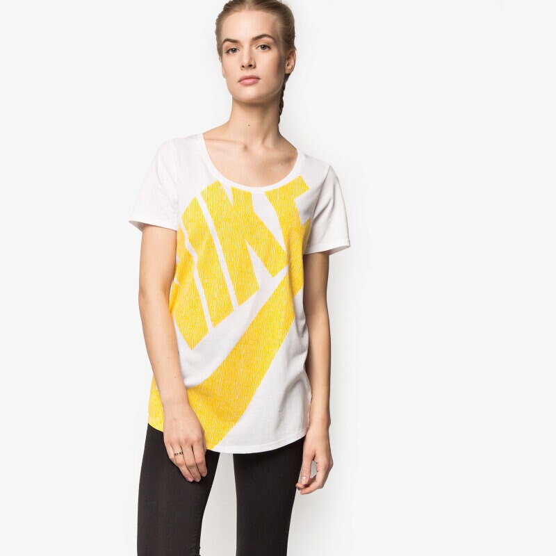 Damen T-Shirt NIKE T-SHIRT TEE-BF FUTURA GLYPH FILL 729489101 Weiß