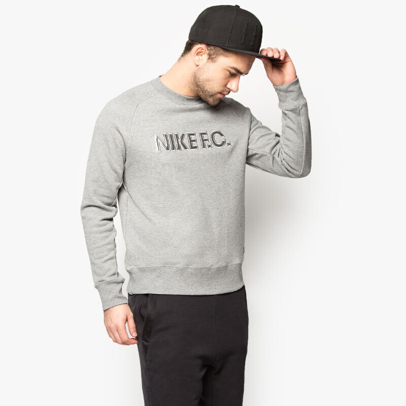 Herren NIKE SWEATSHIRT FC CITY CREW 718807091 Grau