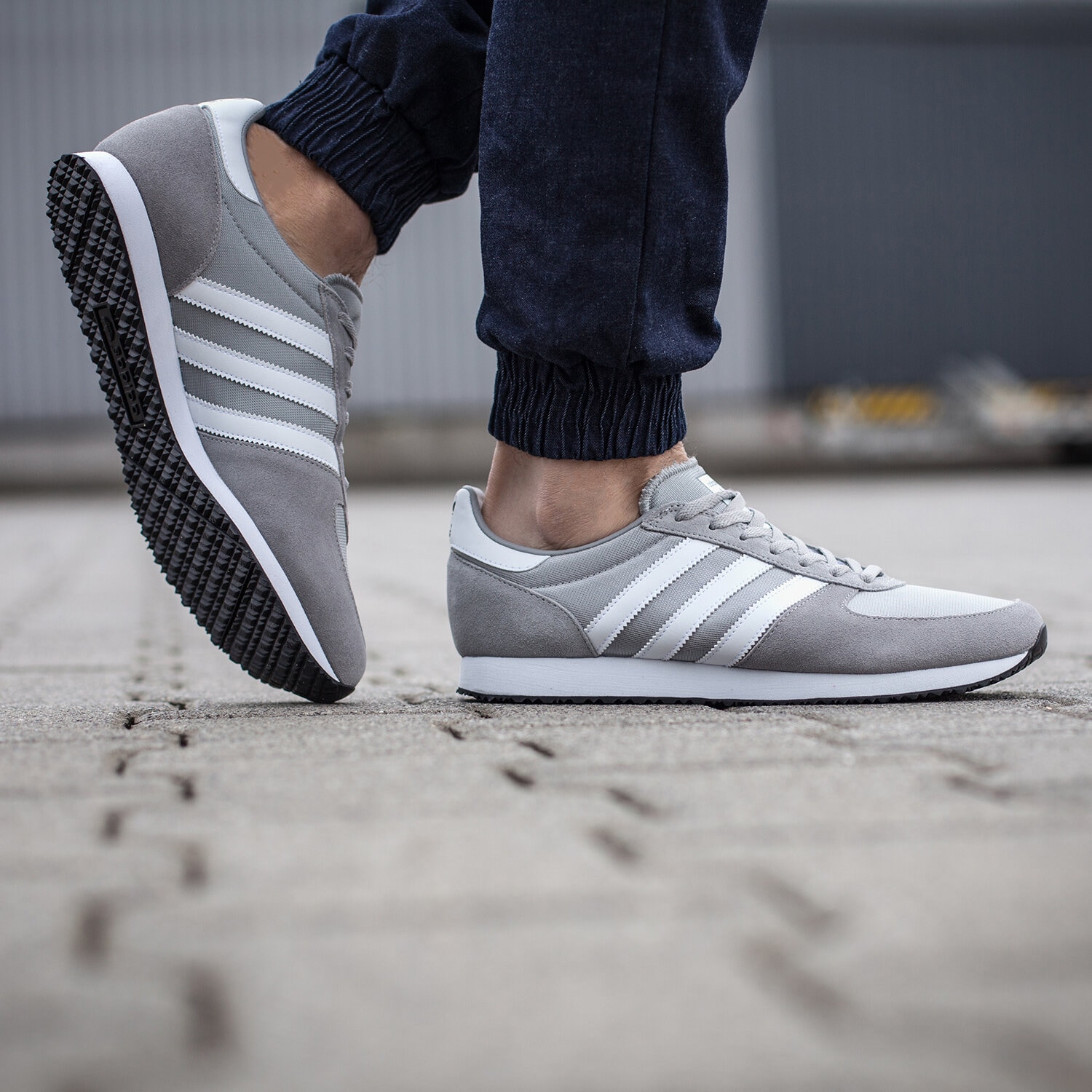 アディダス S7920 ZX Racer ZX レザー/生地 Core黒/白 27.5cm