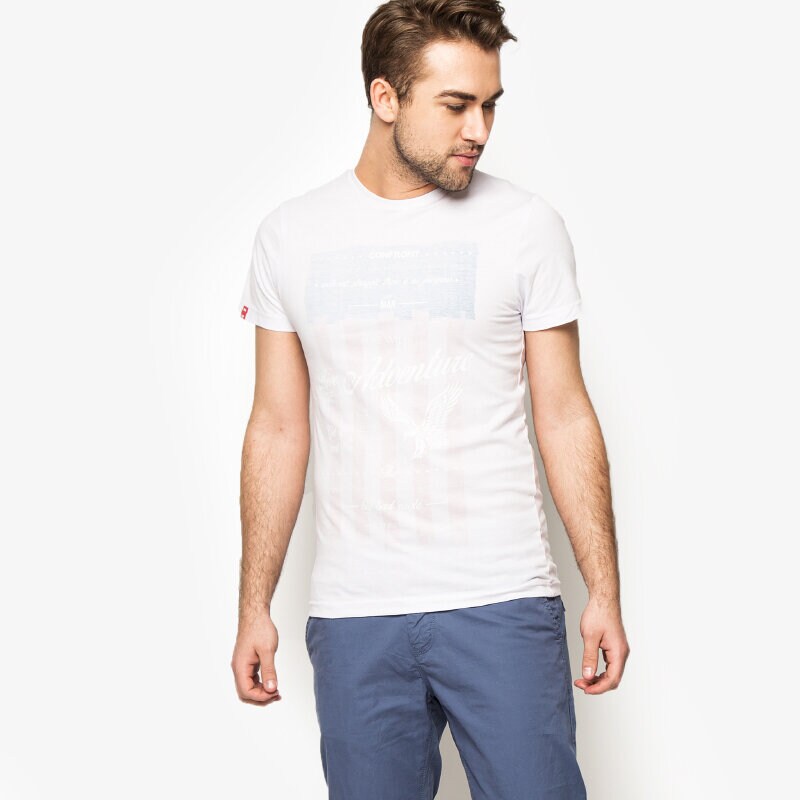 Herren T-Shirt CONFRONT T-SHIRT ADVENTURE CFV16TSM03001 Weiß