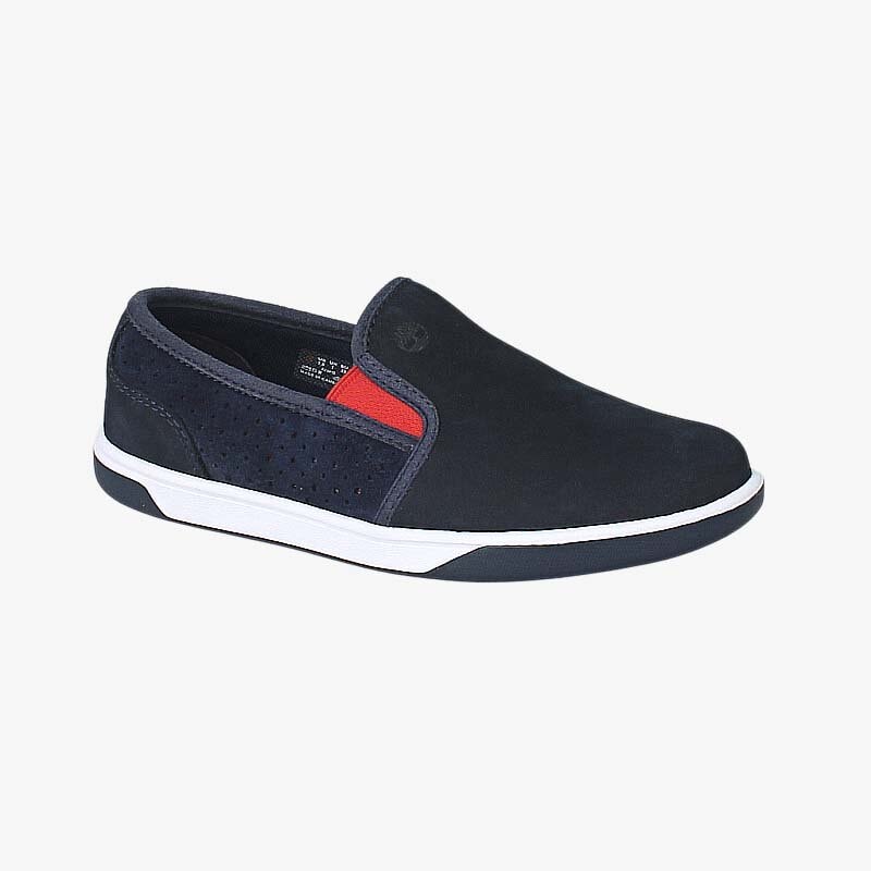 Kinder Casual Schuhe TIMBERLAND GROVETON SLIP ON A12PQ Dunkelblau