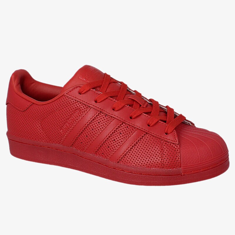 Damen Sneaker ADIDAS SUPERSTAR ADICOLOR S80326W Rot