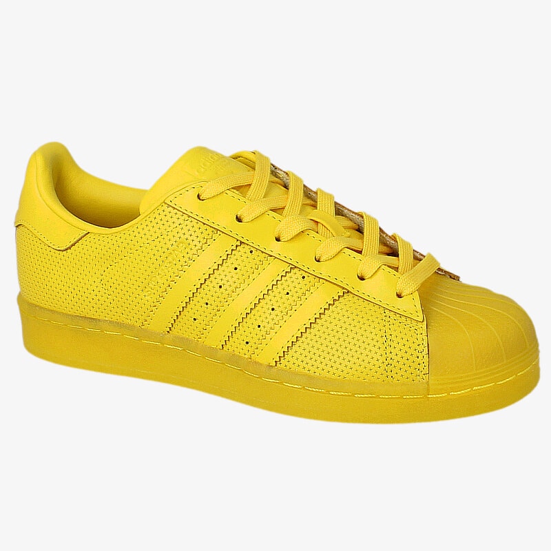 Damen Sneaker ADIDAS SUPERSTAR ADICOLOR S80328W Gelb