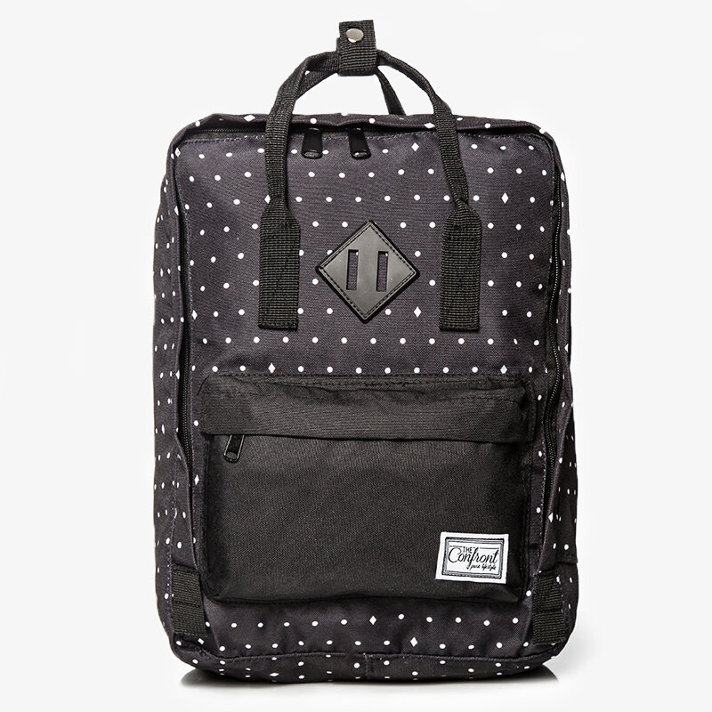 Damen Rucksack CONFRONT RUCKSACK DOTS CF16BUG14001 Schwarz