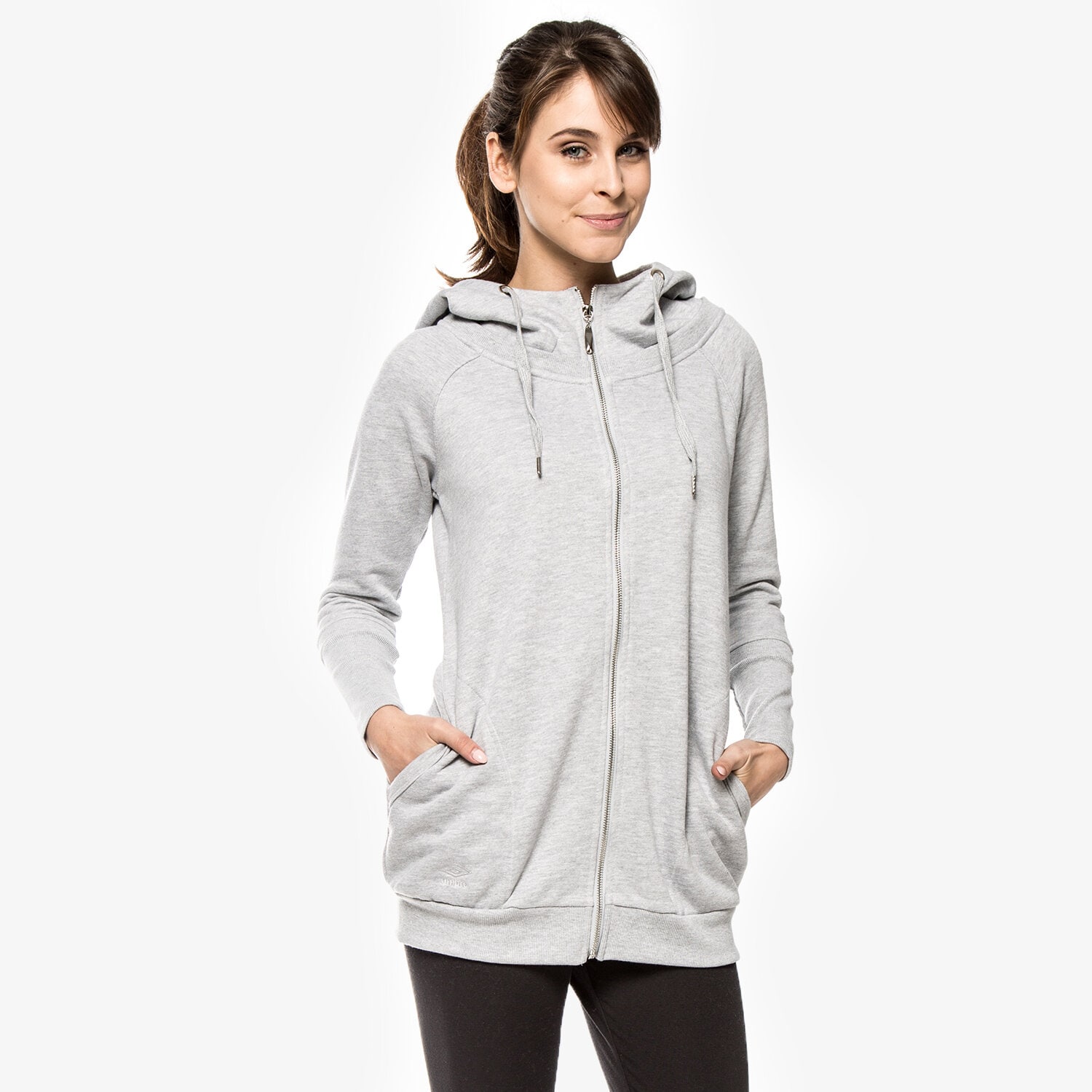 Damen UMBRO SWEATSHIRT LONGI UL16BLD40001 Grau