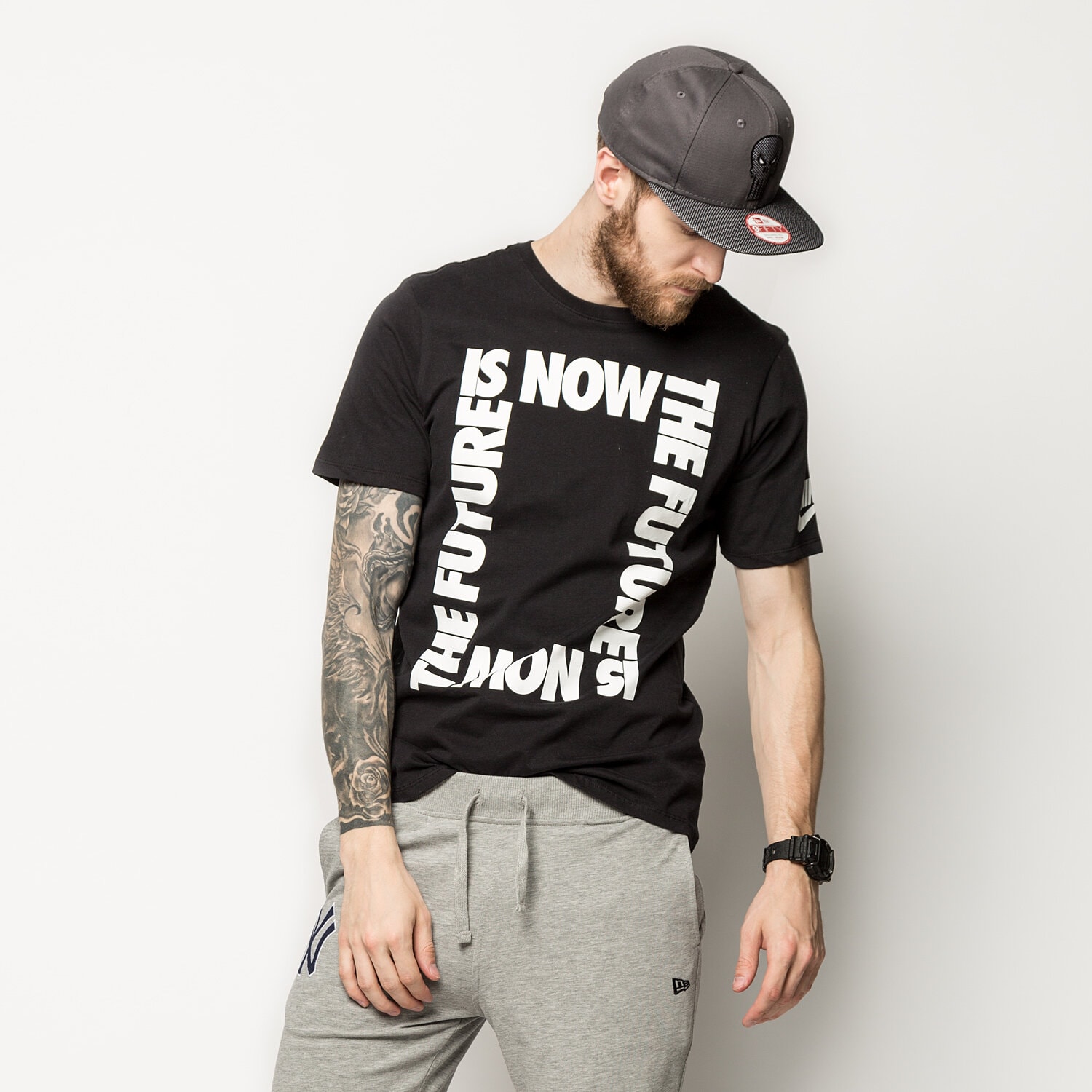 Herren T-Shirt NIKE T-SHIRT THE FUTURE 829338010 Schwarz