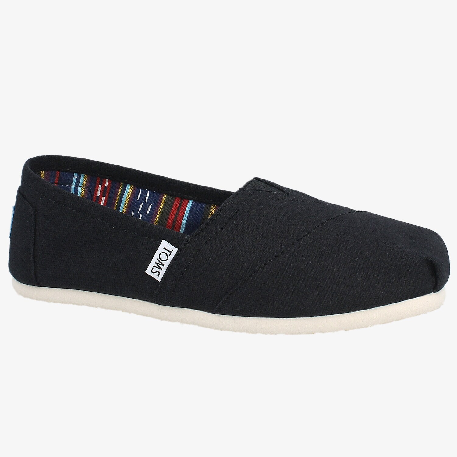 Damen Casual Schuhe TOMS CLASSIC ALPARGATA 10000869 Schwarz