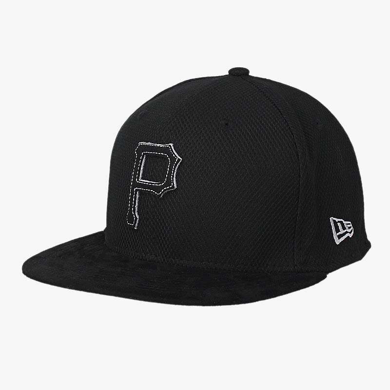 Kinder Cap NEW ERA MÜTZE DIAMOND SUEDE PITTSBURGH PIRATES BLACK/GRAY 80214432 Schwarz
