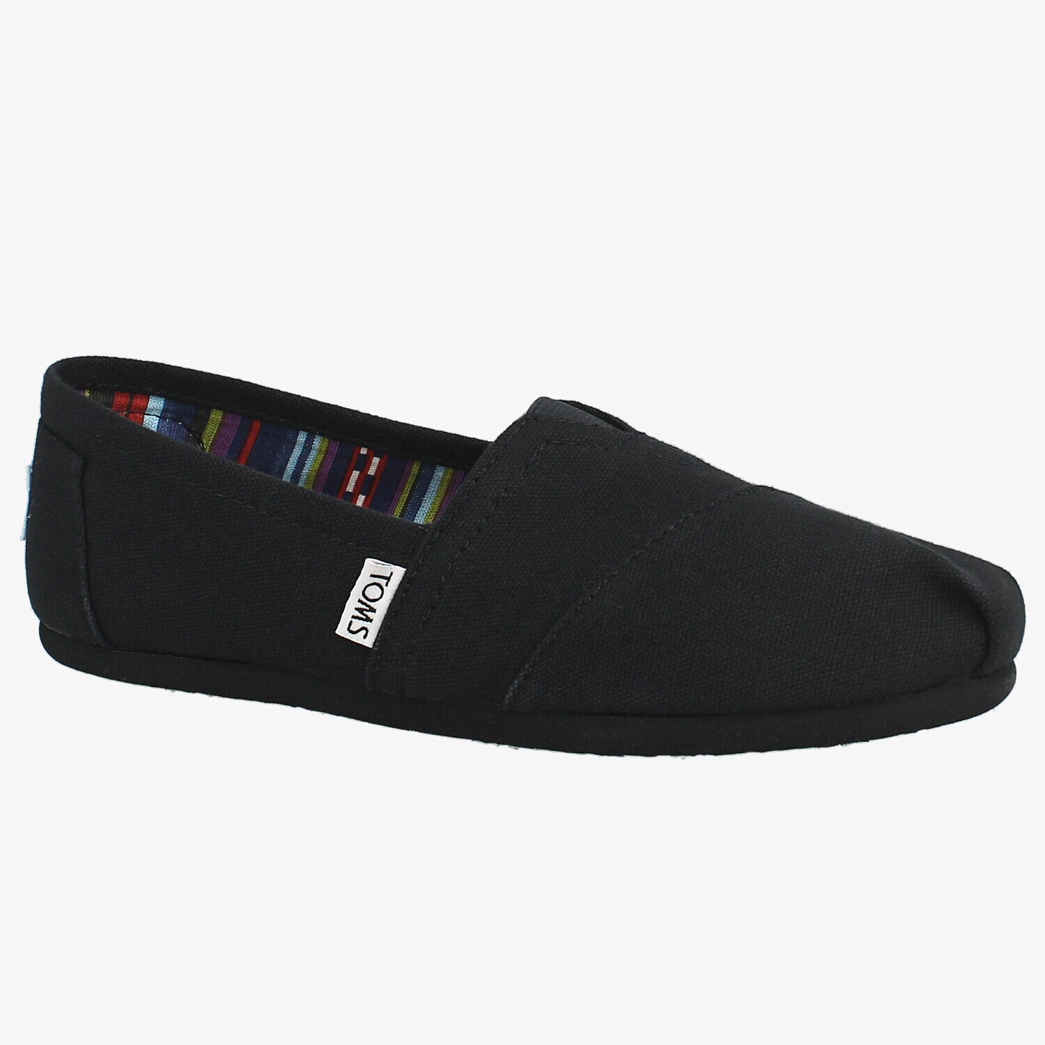 Damen Casual Schuhe TOMS CLASSIC ALPARGATA 10002472K Schwarz