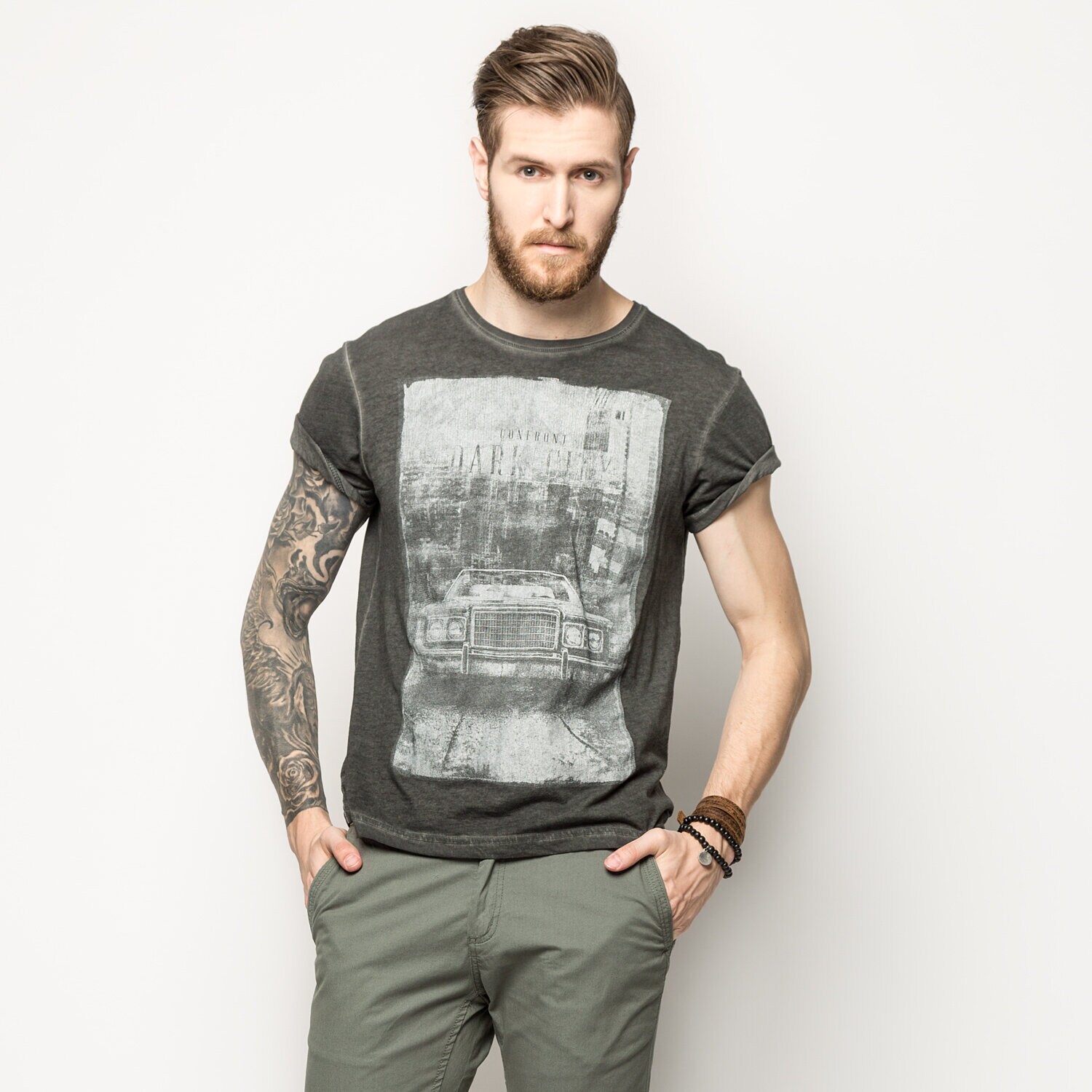 Herren T-Shirt CONFRONT T-SHIRT RULES CFV16TSM01001 Grau