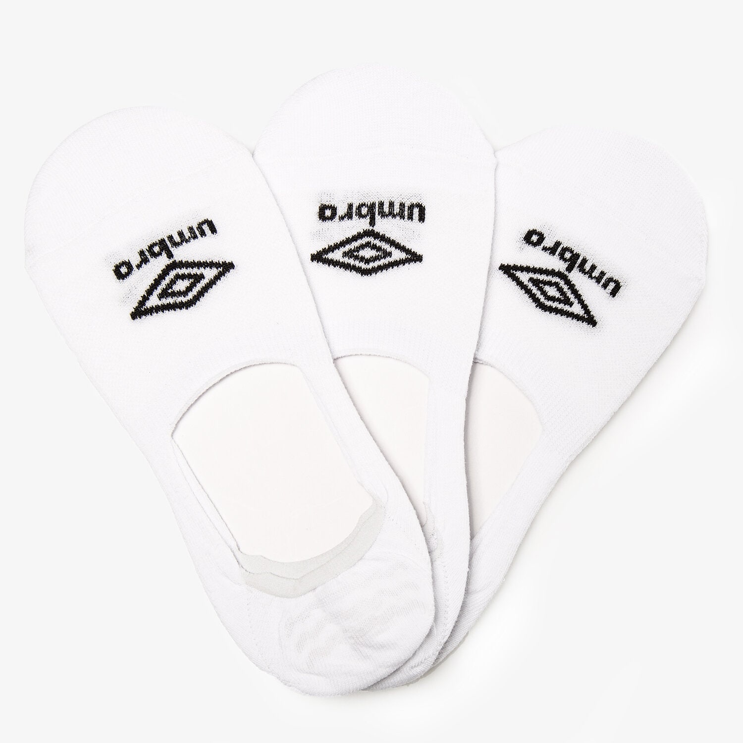 Damen Socken UMBRO FOOTIES FOOTIE 3PACK UM24200W Weiß