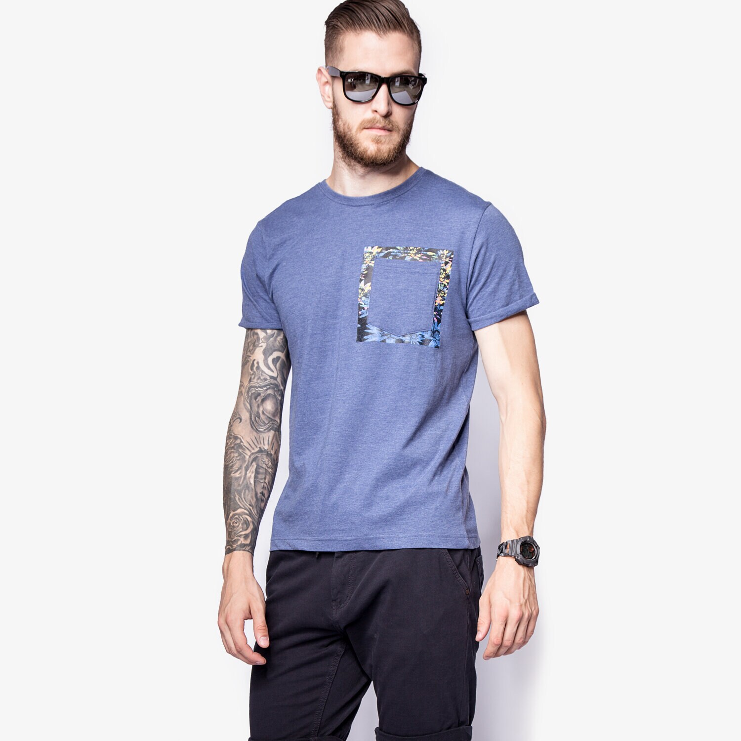 Herren T-Shirt CONFRONT T-SHIRT SORPRESA CF16TSMPR021 Blau