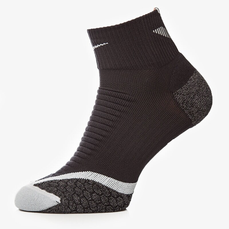 Damen Socken NIKE SOCKEN ELITE RUNNING CUSHION QTR SX4850010 Schwarz