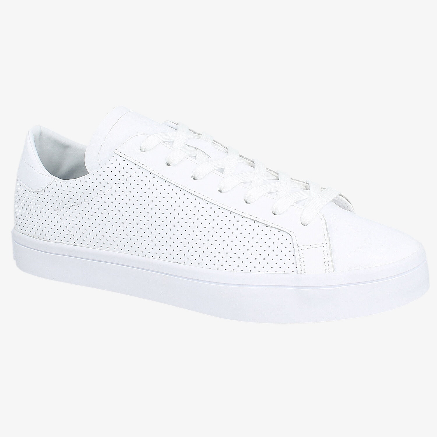 White adidas court vantage clearance