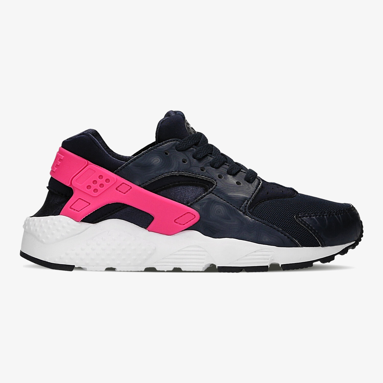 NIKE HUARACHE RUN (GS) 654280406 Schwarz
