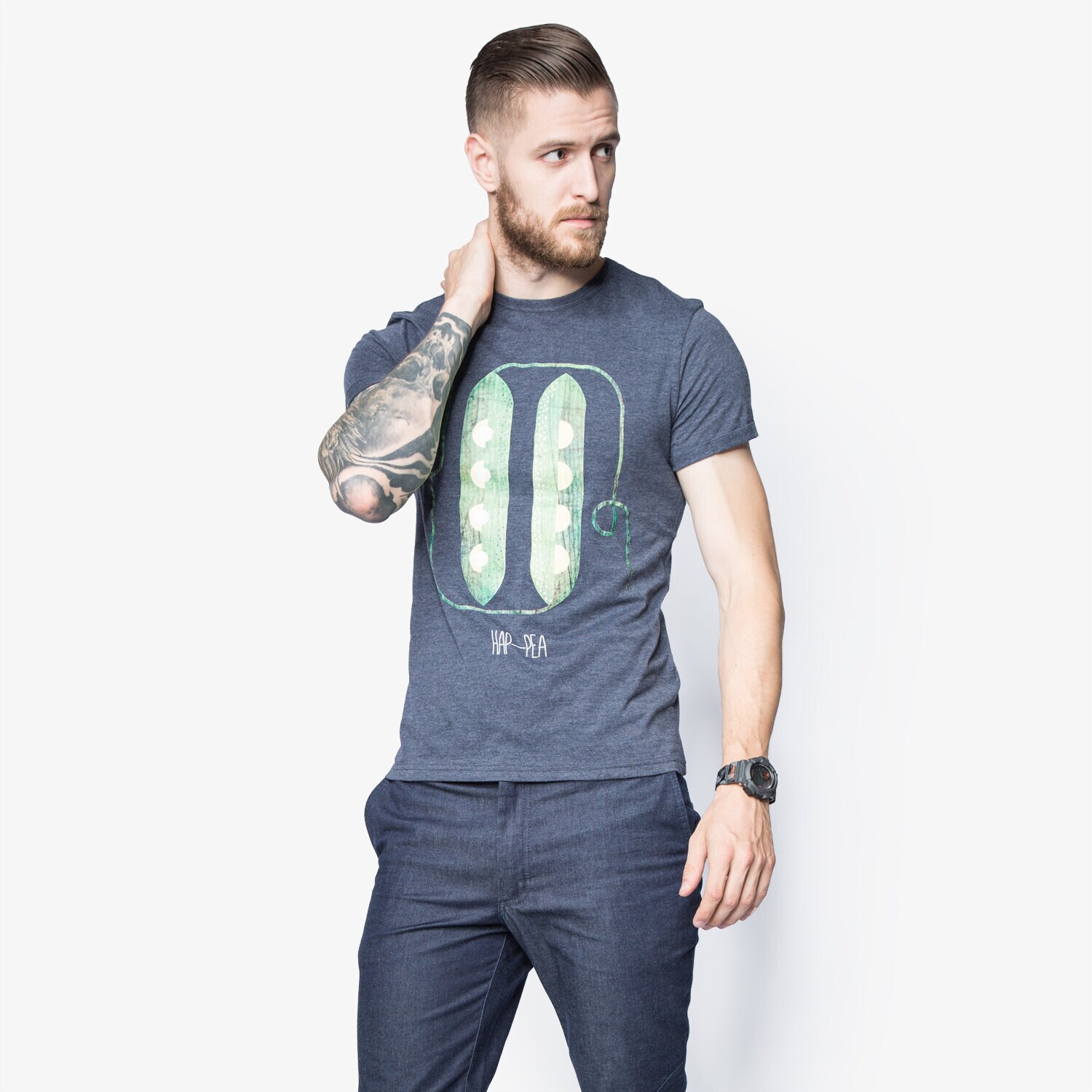 Herren T-Shirt CONFRONT T-SHIRT PEA CF16TSM93001 Dunkelblau