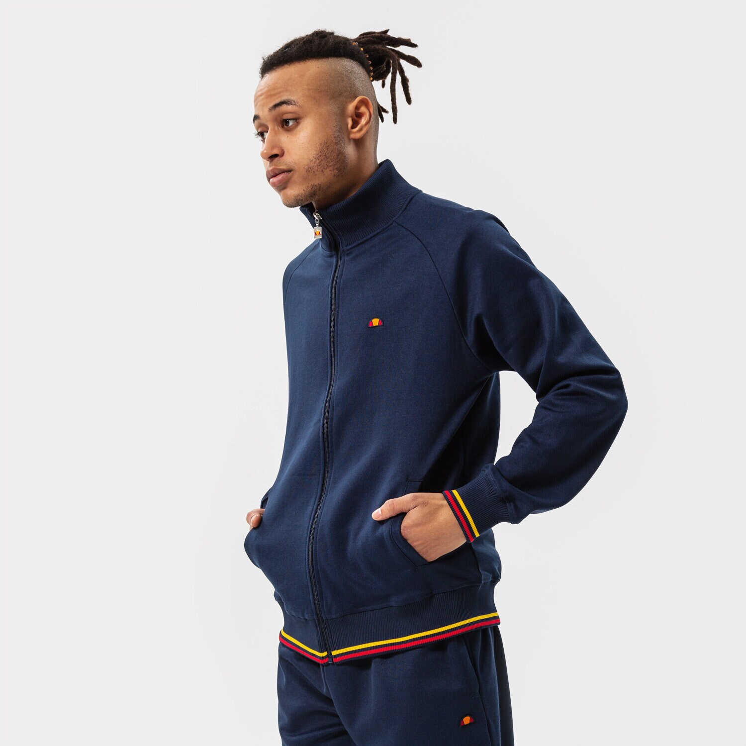 Herren ELLESSE SWEATSHIRT MIT REIßVERSCHLUSS   HAYA TRACK TOP NAVY SHM14552429 Dunkelblau