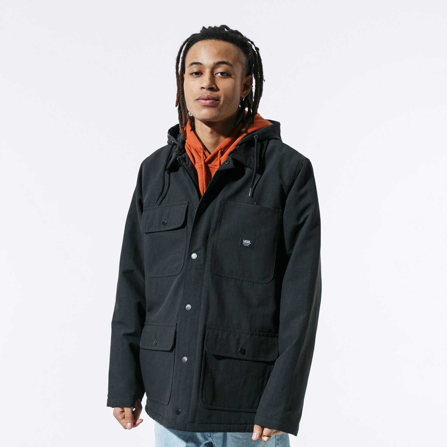 Herren Winterjacke VANS JACKE DRILL CHORE COAT MTE VN0A45APBLK1 Schwarz