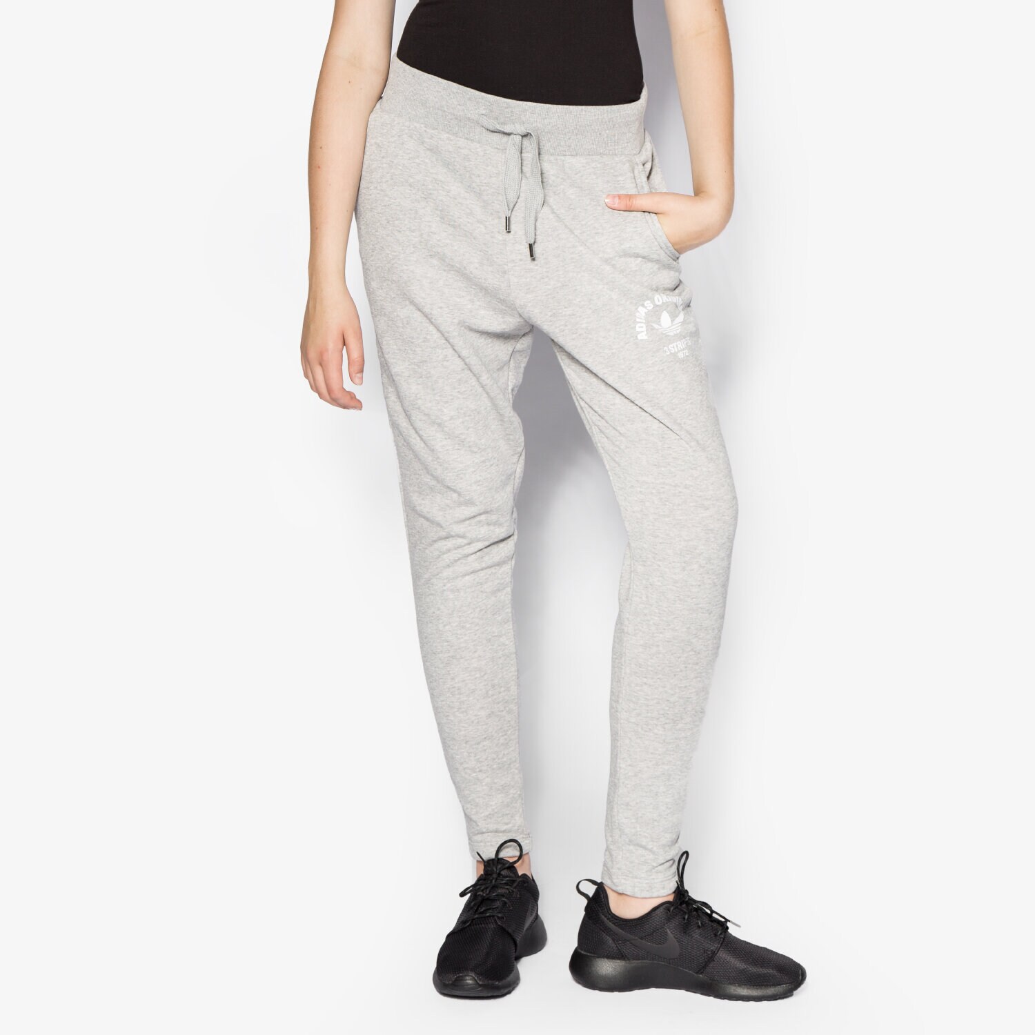 Damen Hosen ADIDAS HOSE LOWCROTCH TP CU AY6649 Grau