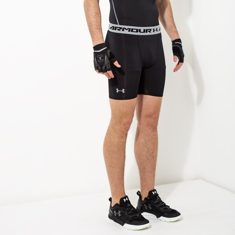 Herren Shorts UNDER ARMOUR SHORTS HEATGEAR COMPRESSION 1257470001 Schwarz