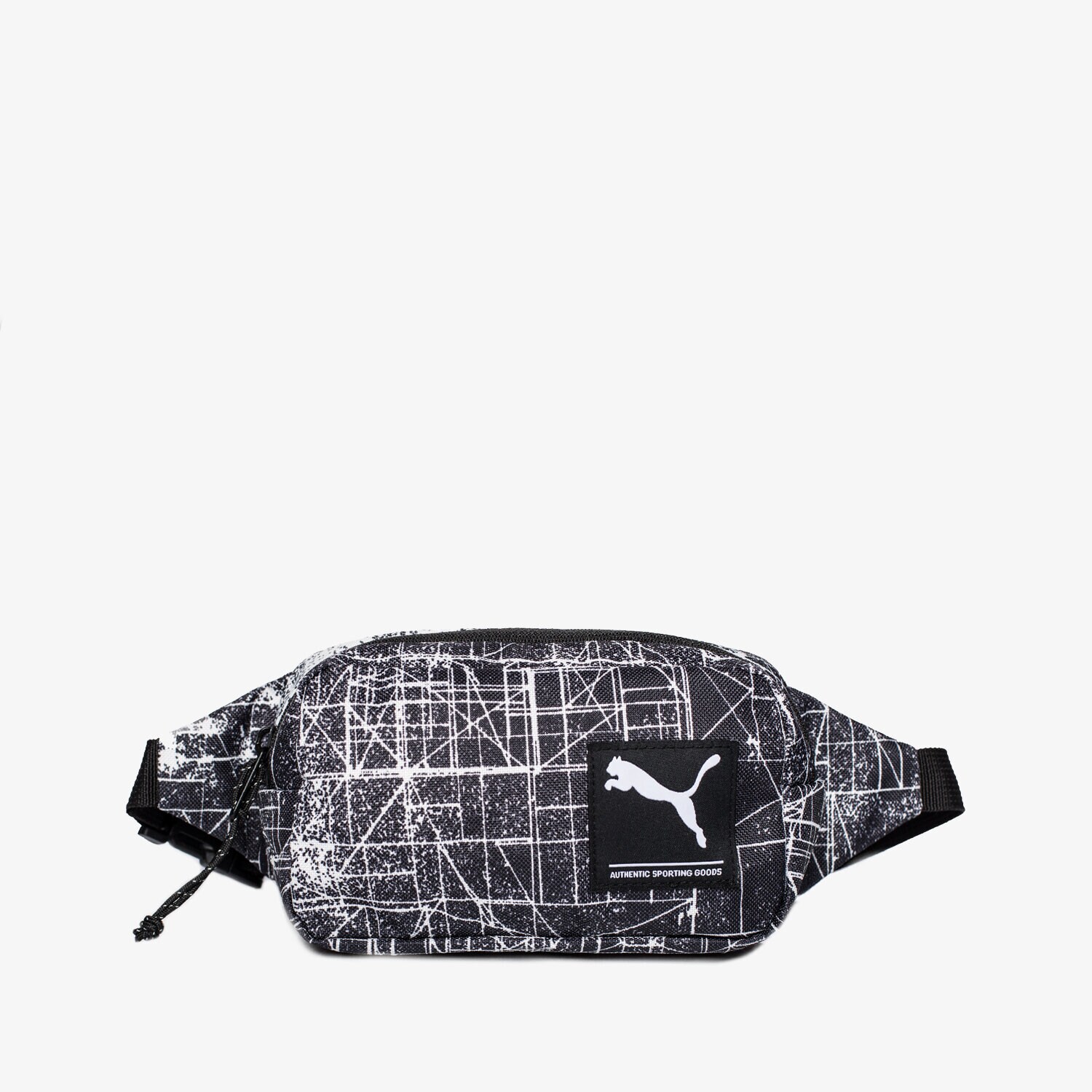 Damen Tasche PUMA NIERENTASCHE ACADEMY SMALL WAIST BAG 7437534 Schwarz