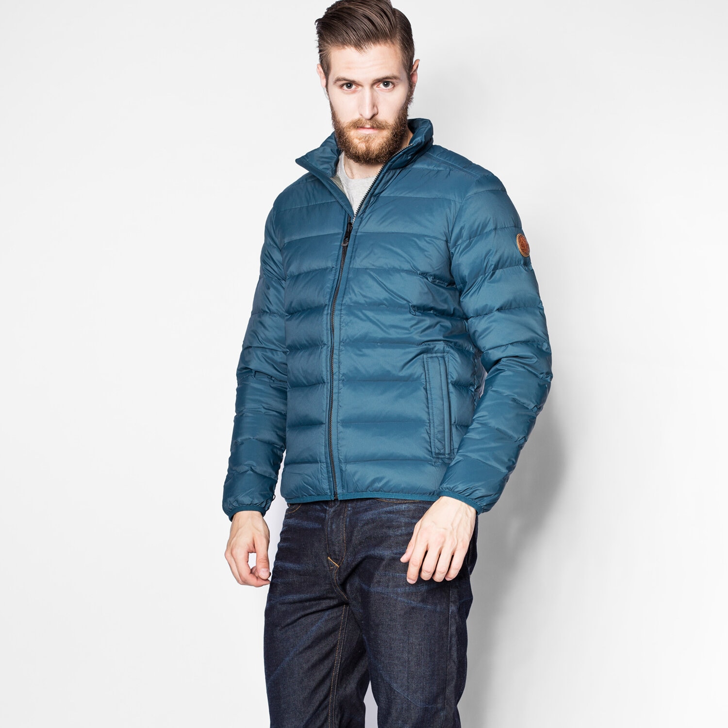 Herren Übergangsjacke TIMBERLAND JACKE BEAR HEAD A1ASHC12 Blau