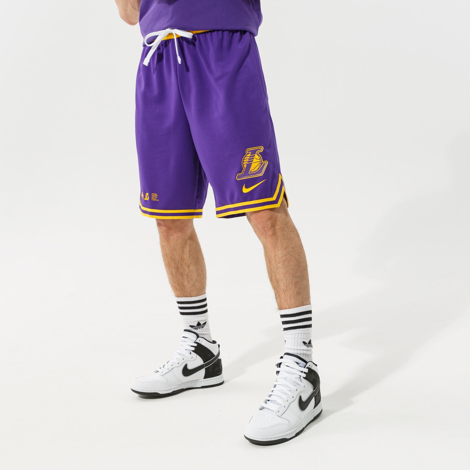 Herren Shorts NIKE SHORTS LAL M NK DF DNA SHORT TEAM NBA DH9175-504 Violet