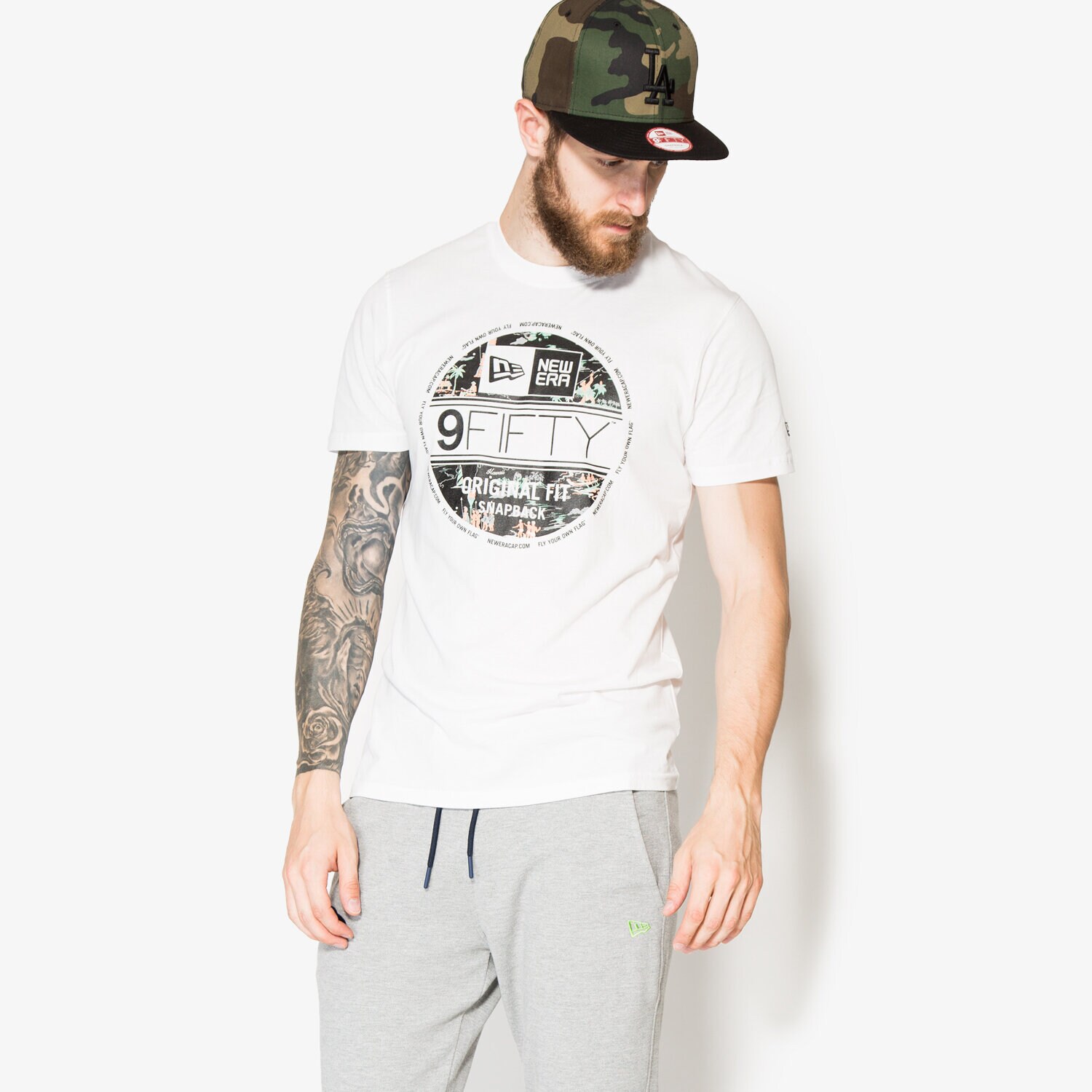 Herren T-Shirt NEW ERA T-SHIRT OFFSHORE VS TEE 11278243 Weiß