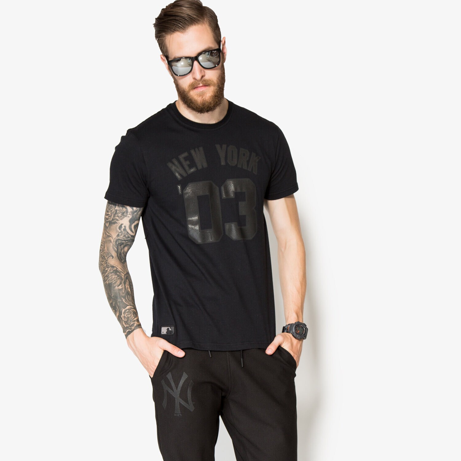 Herren T-Shirt NEW ERA T-SHIRT MLB REMIX NO TEE 11278329 Schwarz